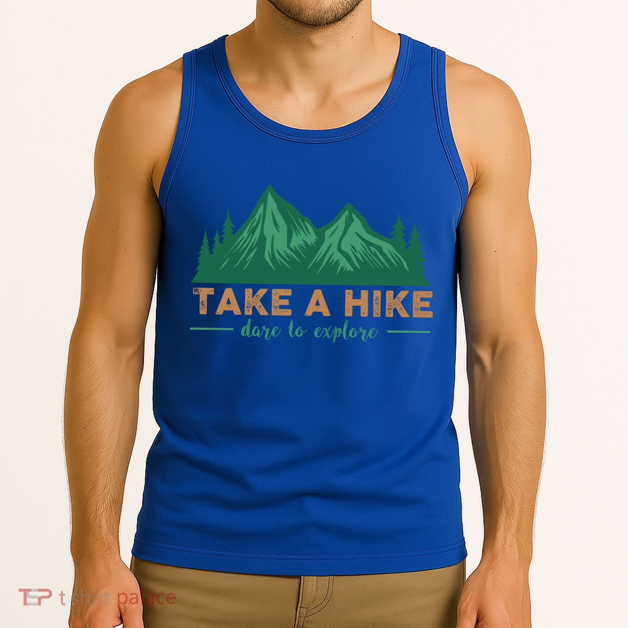 Take A Hike Funny Gift Mountain Adventure Camping Outdoor Retro Gift Tank Top