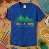 Take A Hike Funny Gift Mountain Adventure Camping Outdoor Retro Gift Kids T-Shirt thumb 3