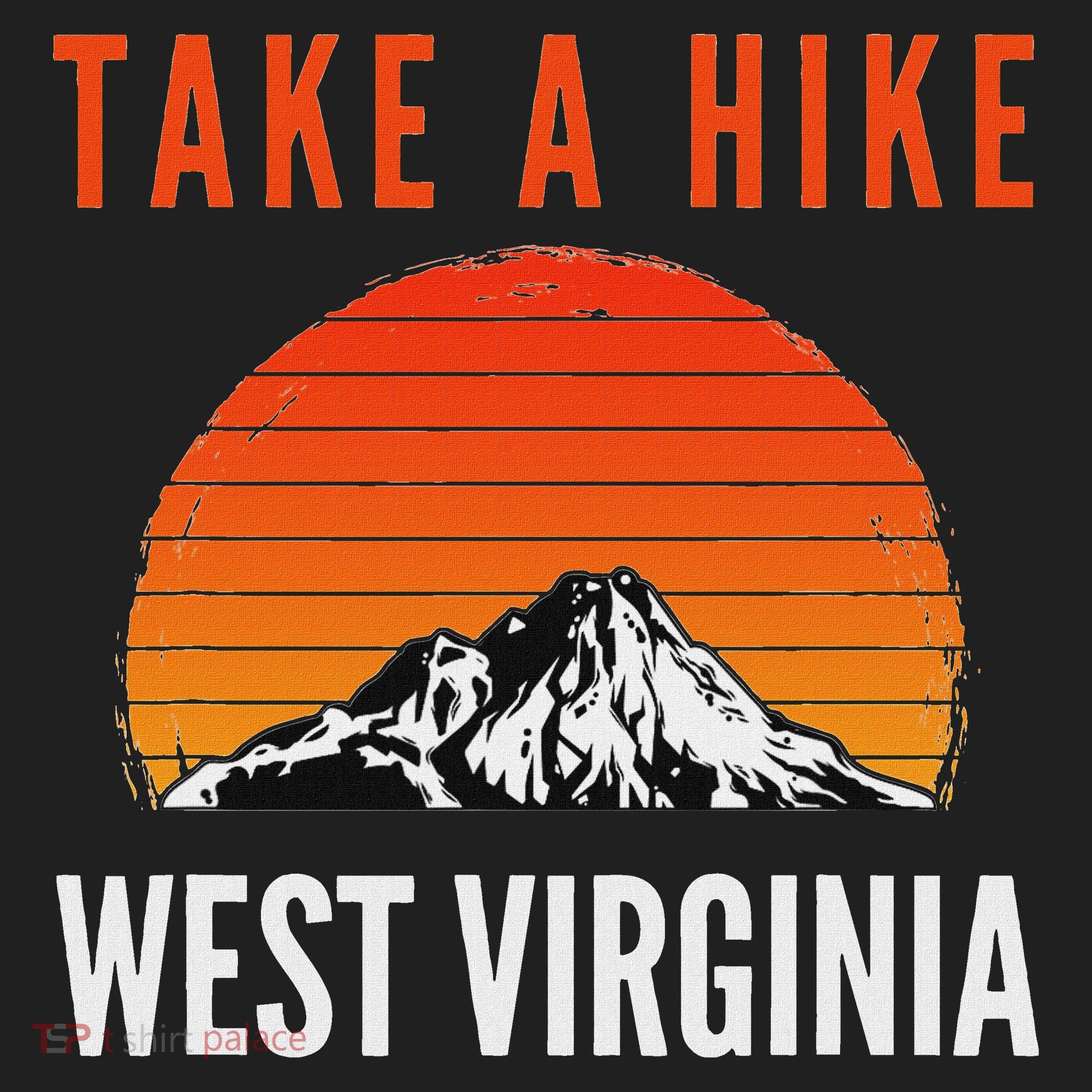 Take A Hike West Virginia Sunset Mountain Hiking Hiker Beanie