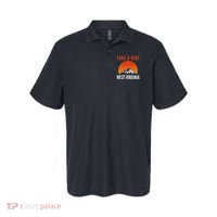 Take A Hike West Virginia Sunset Mountain Hiking Hiker Polo thumb 0