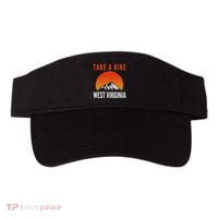 Take A Hike West Virginia Sunset Mountain Hiking Hiker Visor thumb 0
