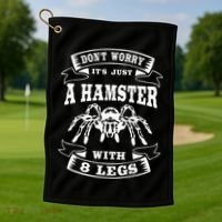Tarantula Arachnid Hairy Spiders Entomophile Entomologist Golf Towel thumb 1