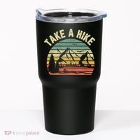 Take A Hike Retro Hiker Outdoors Camping Nature Hiking Tumbler thumb 0