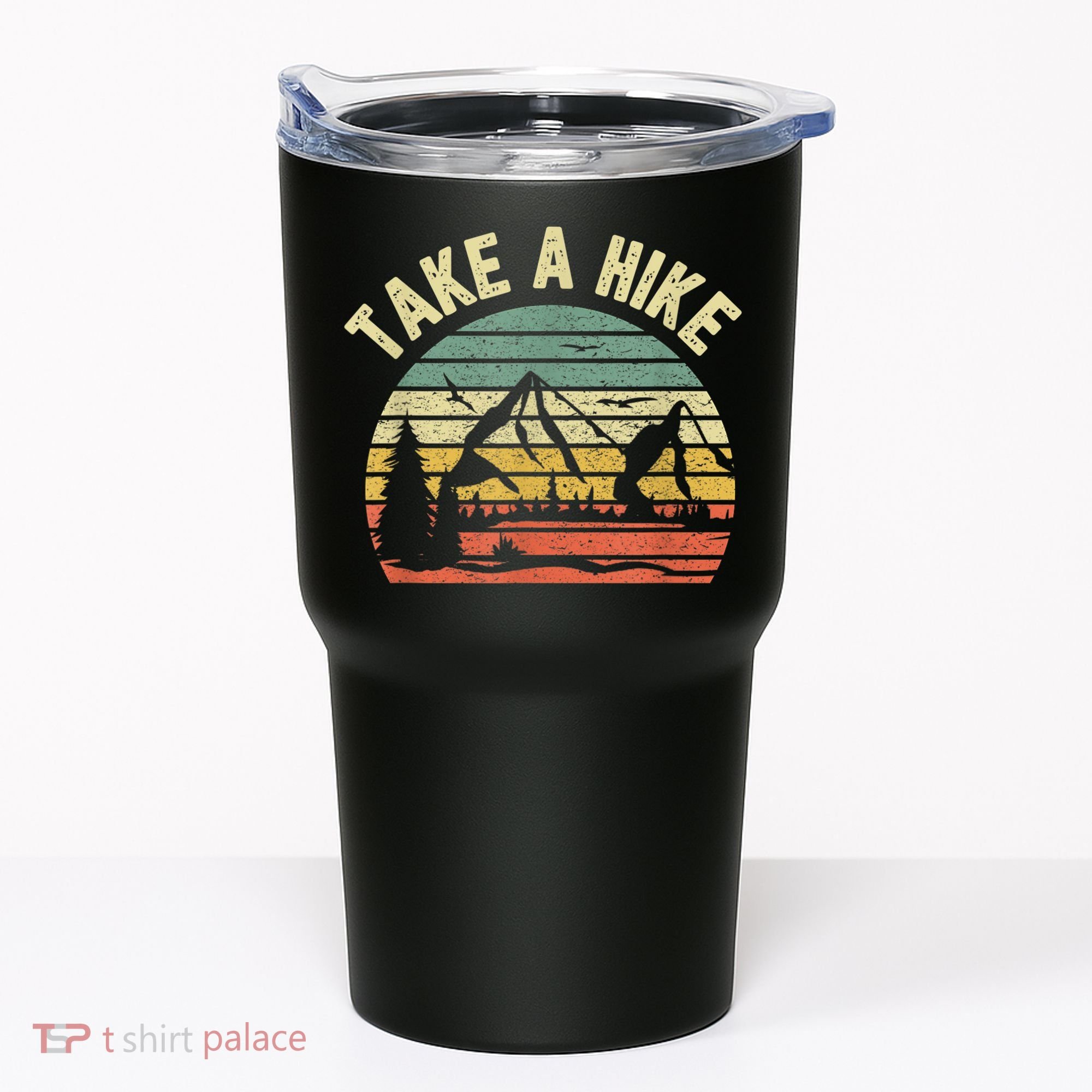 Take A Hike Retro Hiker Outdoors Camping Nature Hiking Tumbler