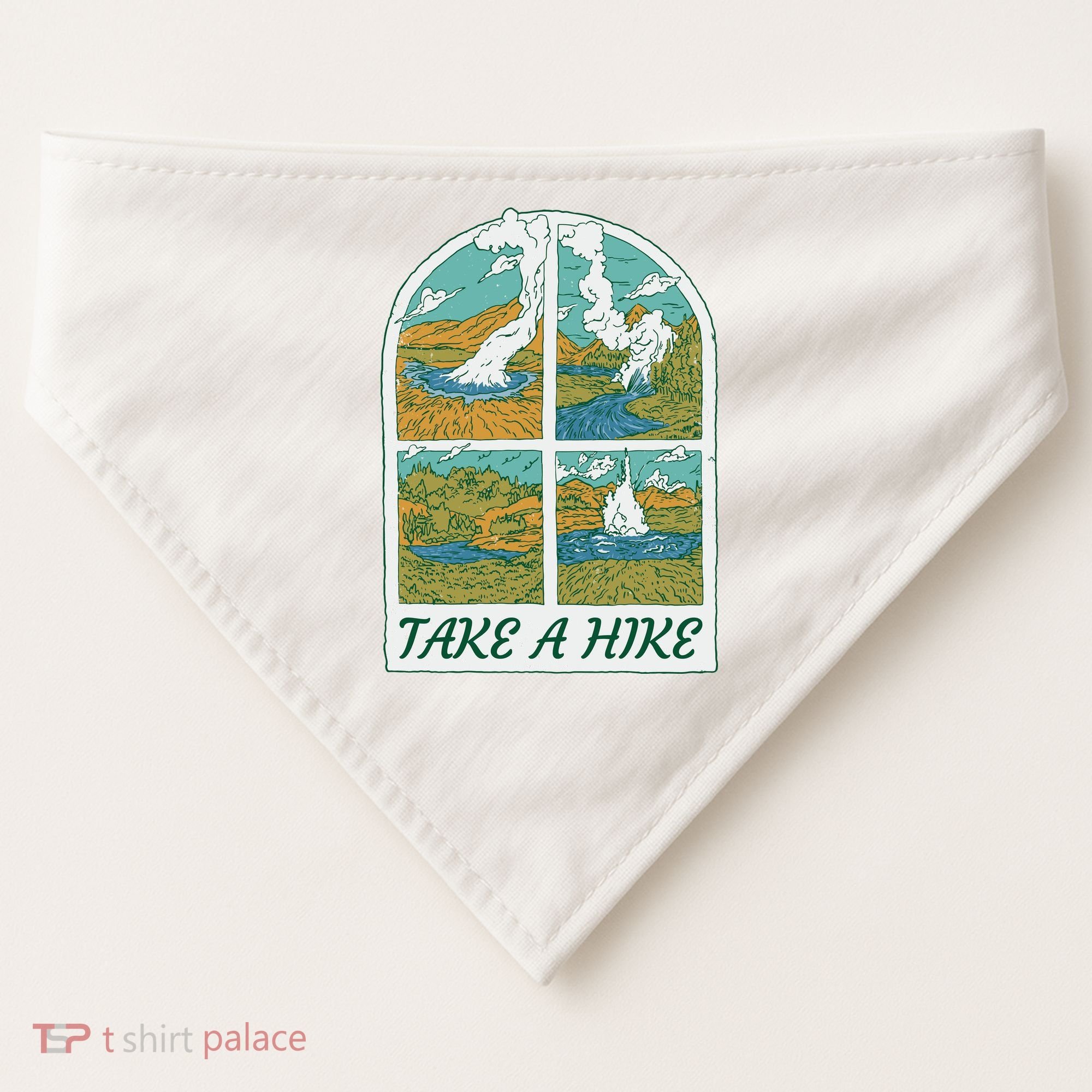 Take A Hike USA-Made Doggie Bandana