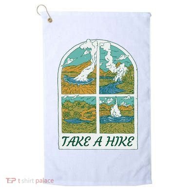 Take A Hike Golf Towel