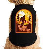 Take A Hike Bigfoot Earth Day Retro Sasquatch Hiking Camping Doggie Tank thumb 0