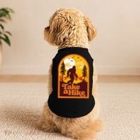 Take A Hike Bigfoot Earth Day Retro Sasquatch Hiking Camping Doggie Tank thumb 2
