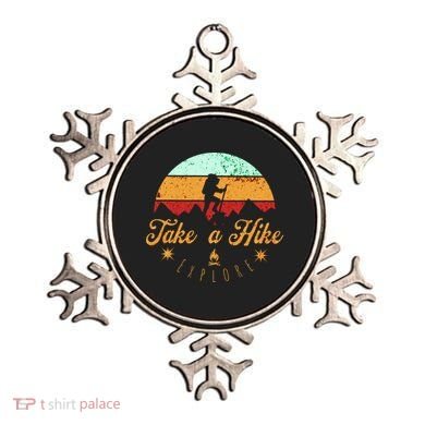 Take A Hike, Mountains, Outdoors, Nature, Vintage Ornament