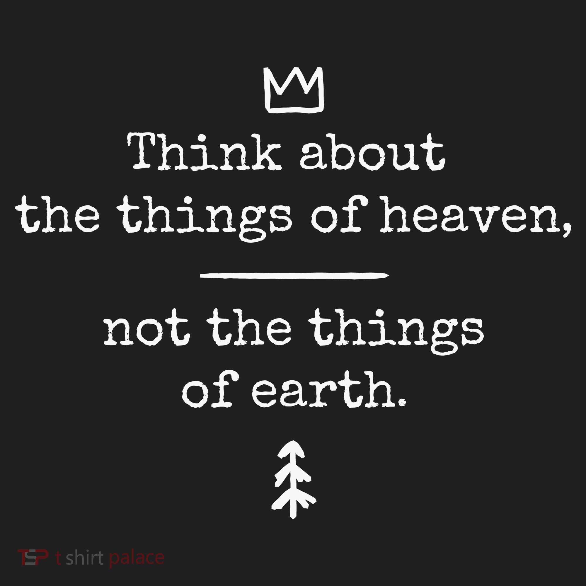 Think About Heaven Bible Quote Beanie