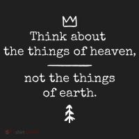 Think About Heaven Bible Quote Hat thumb 2