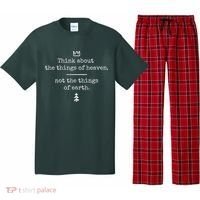 Think About Heaven Bible Quote Pajama Set thumb 0