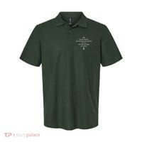 Think About Heaven Bible Quote Polo thumb 0