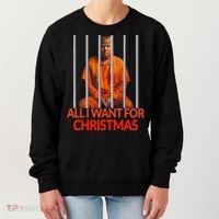Trump All I Want For Christmas Prison Women's Sweatshirt thumb 0