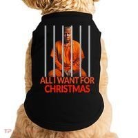 Trump All I Want For Christmas Prison Doggie Tank thumb 0