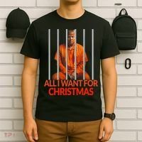 Trump All I Want For Christmas Prison T-Shirt thumb 6