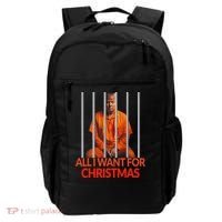 Trump All I Want For Christmas Prison Backpack thumb 0