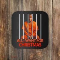 Trump All I Want For Christmas Prison Coaster thumb 0