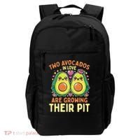 Two Avocados In Love Are Growing Avocado Pregnancy Gift Backpack thumb 0