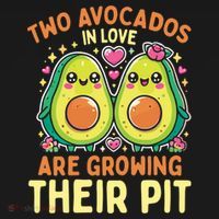 Two Avocados In Love Are Growing Avocado Pregnancy Gift Women's Hoodie thumb 2