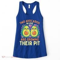 Two Avocados In Love Are Growing Avocado Pregnancy Gift Women's Tank Top thumb 0