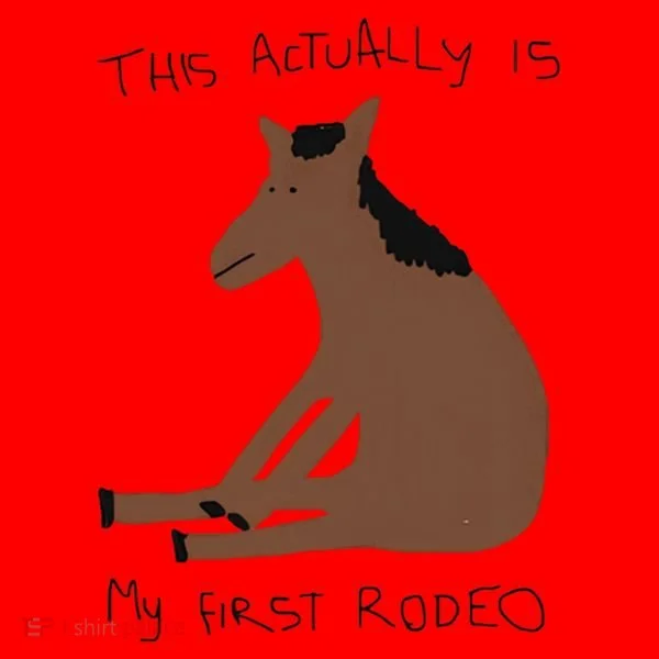 This Actually Is My First Rodeo Santa Hat