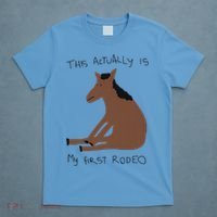 This Actually Is My First Rodeo T-Shirt thumb 4