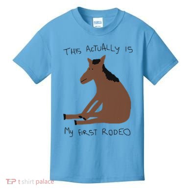 This Actually Is My First Rodeo Kids T-Shirt