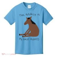 This Actually Is My First Rodeo Kids T-Shirt thumb 0