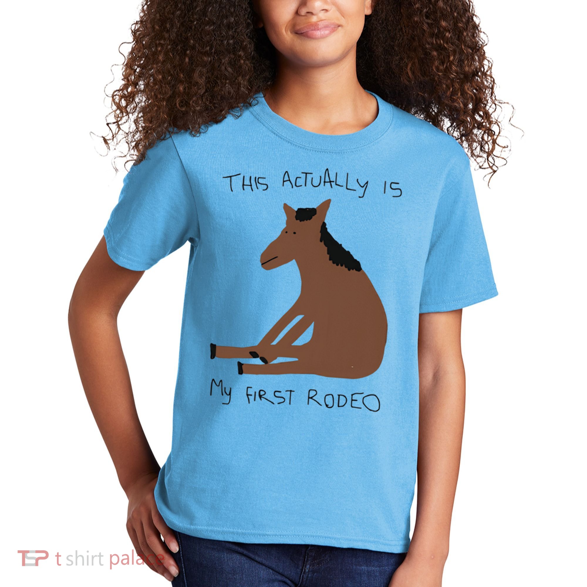 This Actually Is My First Rodeo Kids T-Shirt
