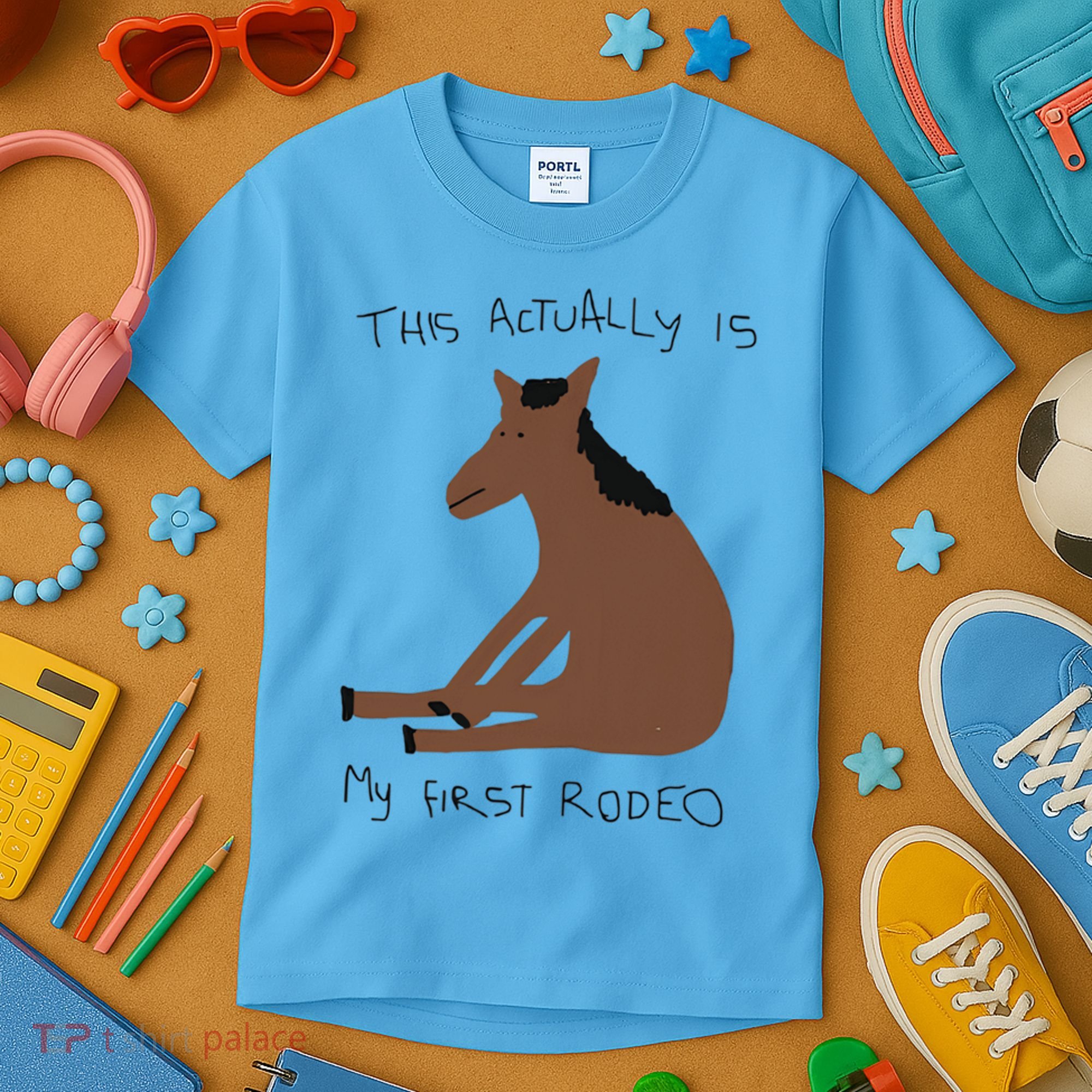 This Actually Is My First Rodeo Kids T-Shirt