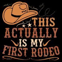This Actually Is My First Rodeo Cowgirl Bronco Bucking Coffee Mug thumb 5