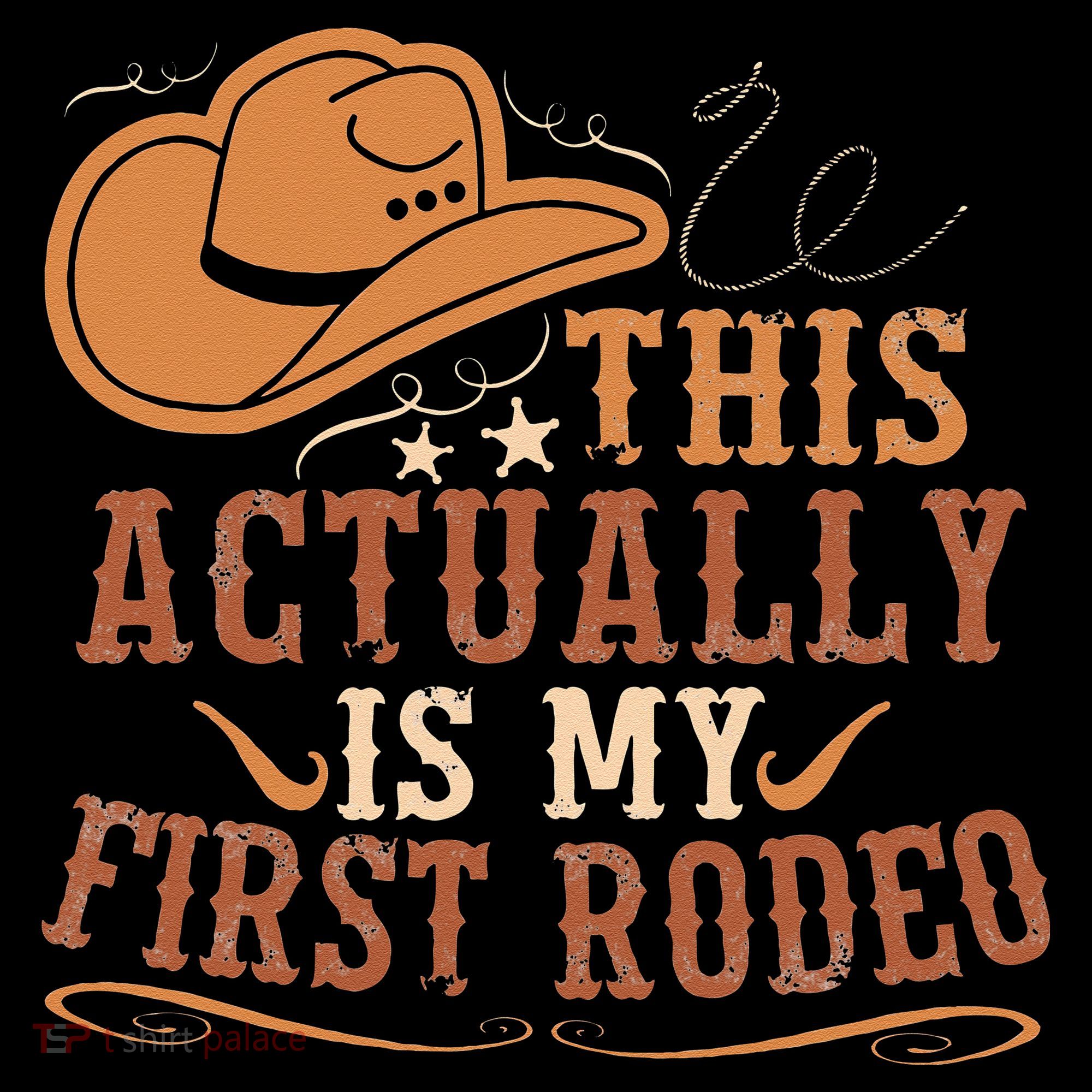 This Actually Is My First Rodeo Cowgirl Bronco Bucking Coffee Mug