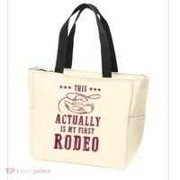 This Actually Is My First Rodeo Cowboy Tote Bag thumb 3