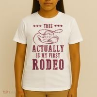 This Actually Is My First Rodeo Cowboy T-Shirt thumb 4