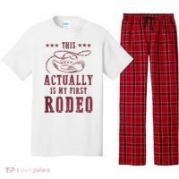 This Actually Is My First Rodeo Cowboy Pajama Set thumb 0