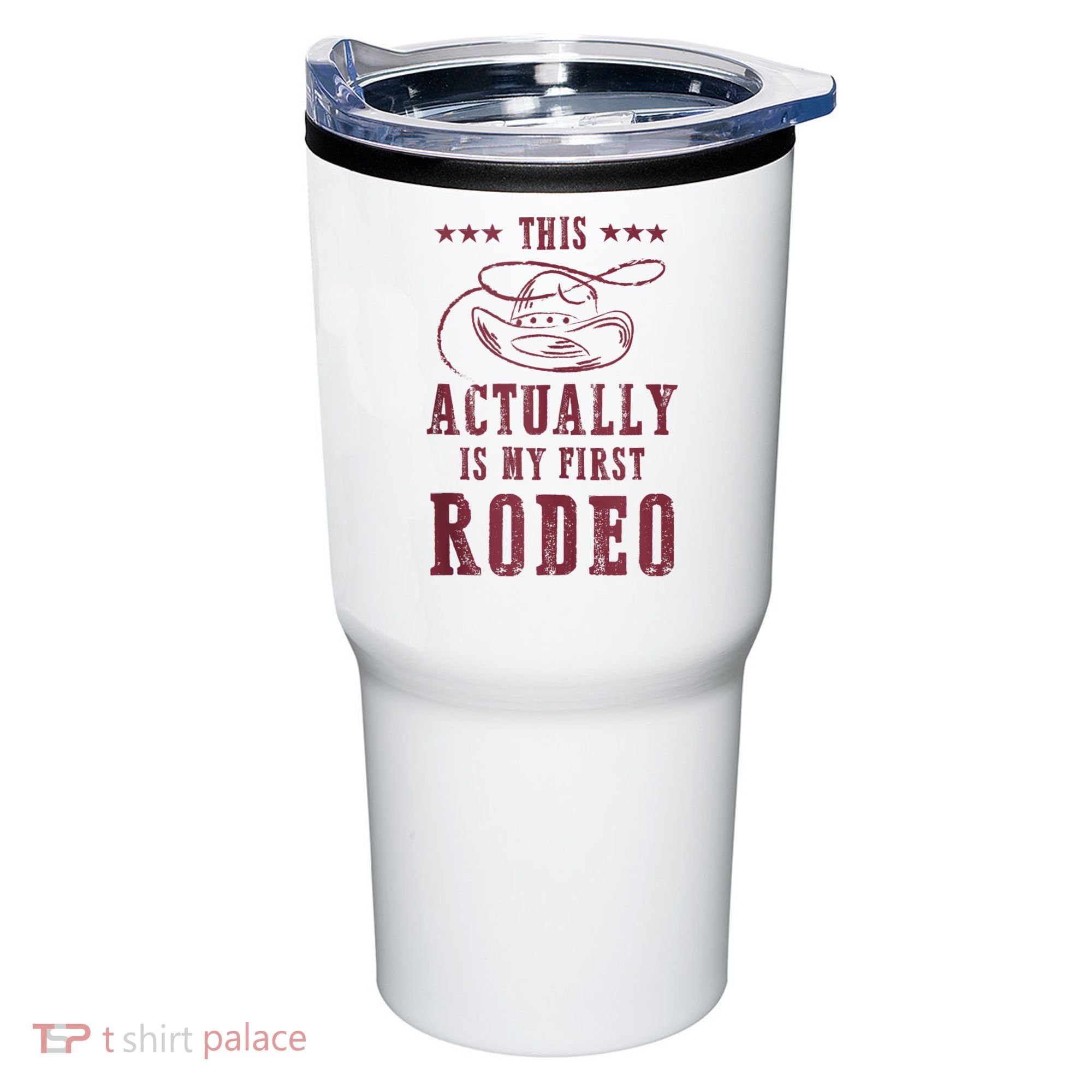 This Actually Is My First Rodeo Cowboy Tumbler
