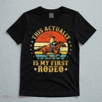 This Actually Is My First Rodeo Country Life Howdy Vintage T-Shirt thumb 5