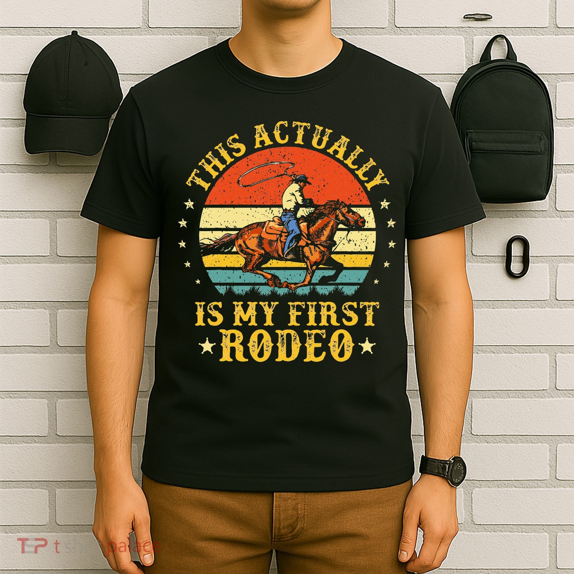 This Actually Is My First Rodeo Country Life Howdy Vintage T-Shirt