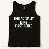 This Actually Is My First Rodeo Tank Top thumb 2