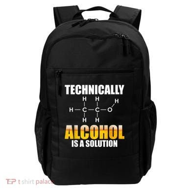 Technically Alcohol Is A Solution Chemical Formula Drinking Backpack