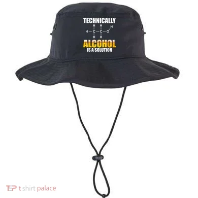 Technically Alcohol Is A Solution Chemical Formula Drinking Bucket Hat
