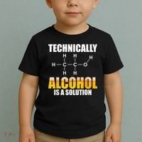 Technically Alcohol Is A Solution Chemical Formula Drinking Toddler T-Shirt thumb 2
