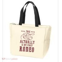 This Actually Is My First Rodeo Cowboy Tote Bag thumb 3