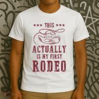 This Actually Is My First Rodeo Cowboy T-Shirt thumb 3