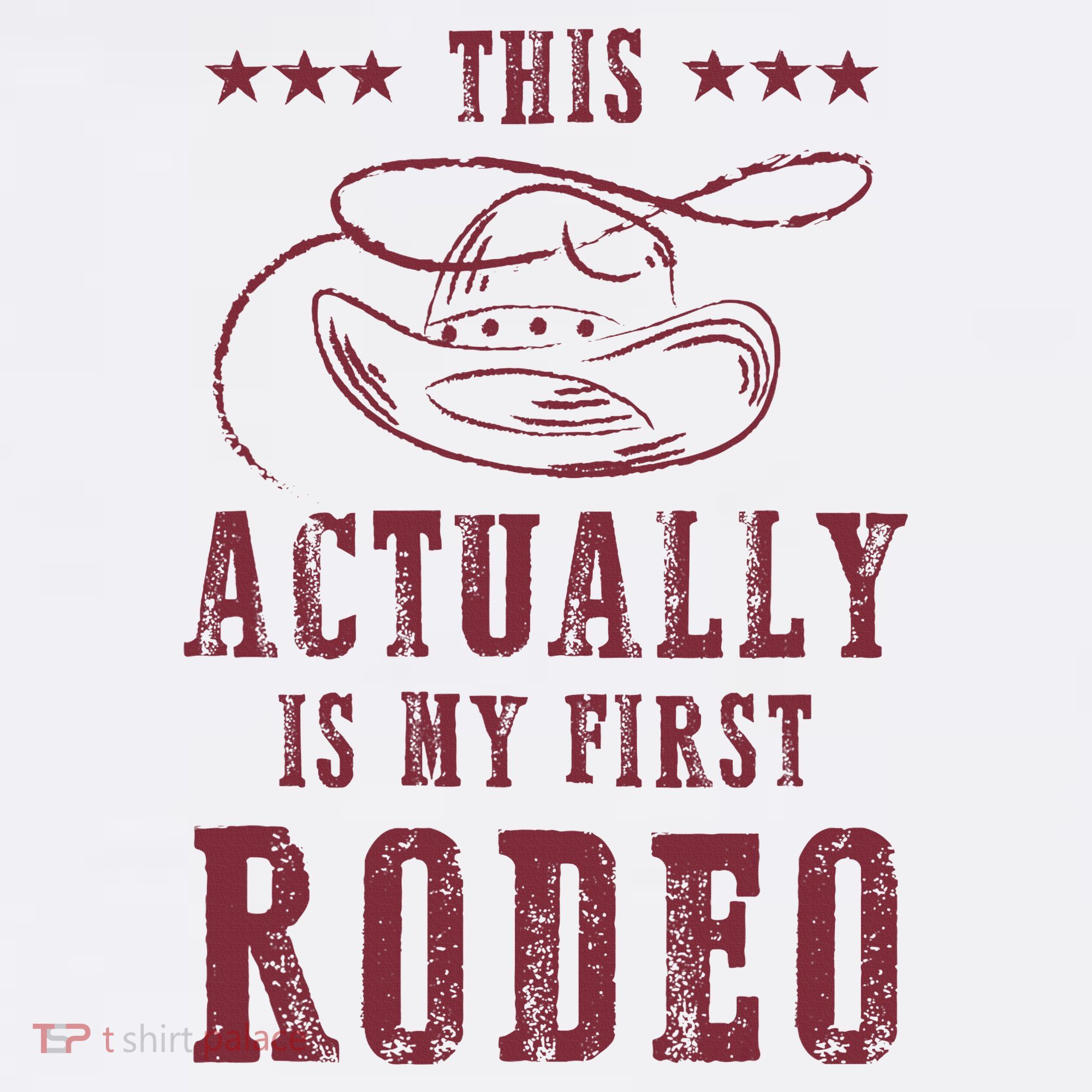 This Actually Is My First Rodeo Cowboy Women's T-Shirt