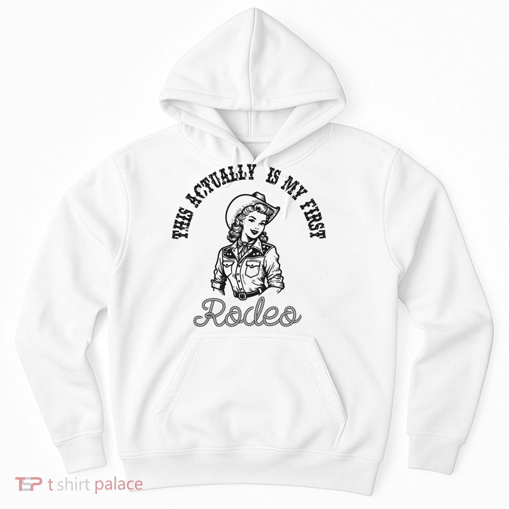 This Actually Is My First Rodeo Coastal Cowgirl Hoodie