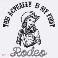 This Actually Is My First Rodeo Coastal Cowgirl Long Sleeve Shirt thumb 2