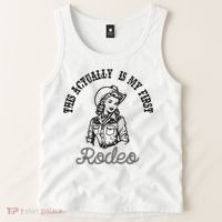 This Actually Is My First Rodeo Coastal Cowgirl Tank Top thumb 2