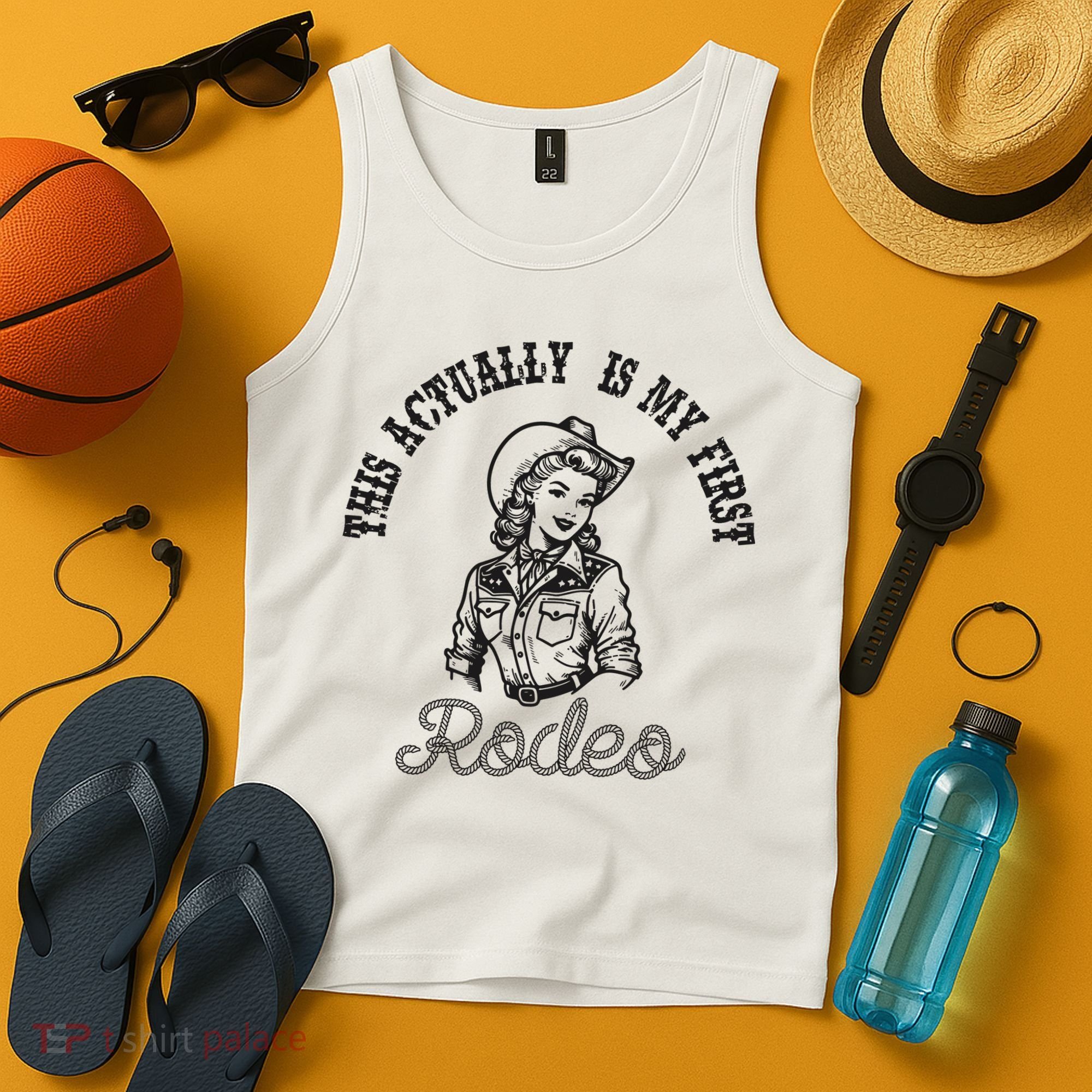 This Actually Is My First Rodeo Coastal Cowgirl Tank Top